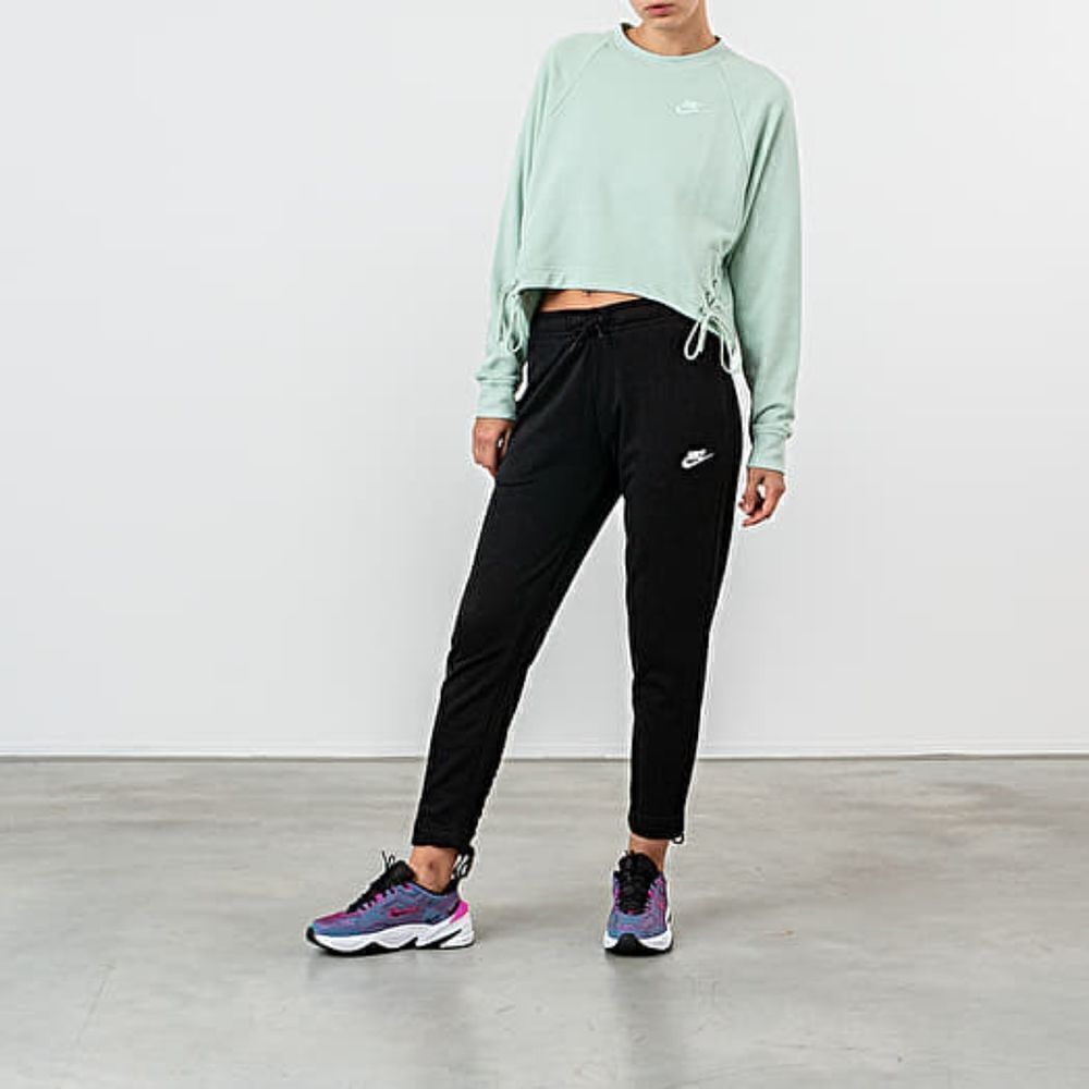 Nike Sportswear Pale Green Laceup Crewneck XS Rebel Punk Coastal Athleisure
